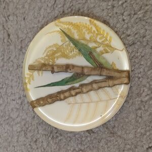 Vintage bamboo art trivet
